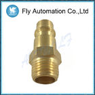 Rectus Series Pneumatic Tube Fittings Brass Male Thread G1 / 4" Connection