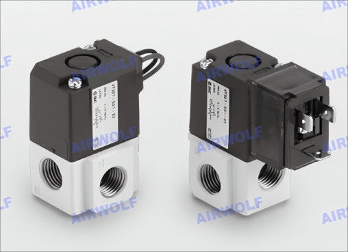 SMC 3 Port VT307 VO307 1/8" 1/4"  AC220V Direct Operated Poppet Type Solenoid Valve