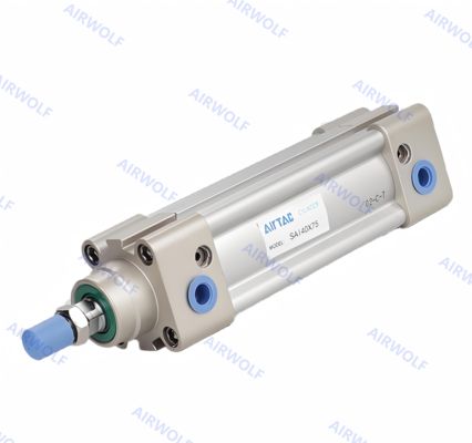 AIRTAC ISO15552 Aluminum Standard Cylinder Double Acting SAI SAID SAIJ Bore 32mm To 200mm Stroke 10mm To 2000mm SAI80X150S SAID200X400S