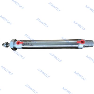 CAMOZZI ISO6432 Stainless Steel Pneumatic Cylinder 0.15-1.0MPa 24 25 Series