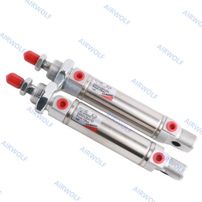CAMOZZI ISO6432 Stainless Steel Pneumatic Cylinder 0.15-1.0MPa 24 25 Series