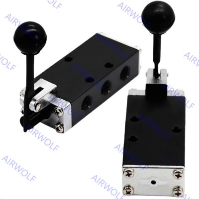 SH-402, SH-402A, SH-403, SH-403A Sunrise Nielsen SH Series 5/2 way Hand Lever Vlave 1/4"PT, 3/8"PT