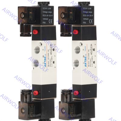 AIRTAC 4V230C-06/08, 4V230E-06/08, 4V230P-06/08 4V200 Series 5/3 way Electric Solenoid Valve 1/8" 1/4"