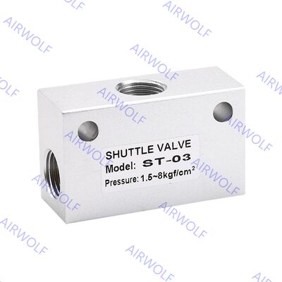 ST-01, ST-02, ST-03, ST-04, ST-06, ST-08 ST Series one-way Shuttle Valve 1/8", 1/4", 3/8", 1/2", 3/4", 1"