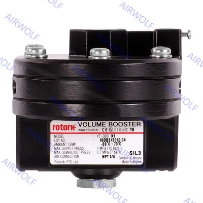 Rotork YTC YT-300N1 YT-300N2 YT-300N3 YT-300N4 Aluminum Volume Booster Relays