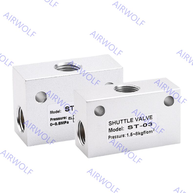 ST-01, ST-02, ST-03, ST-04, ST-06, ST-08 ST Series one-way Shuttle Valve 1/8", 1/4", 3/8", 1/2", 3/4", 1"
