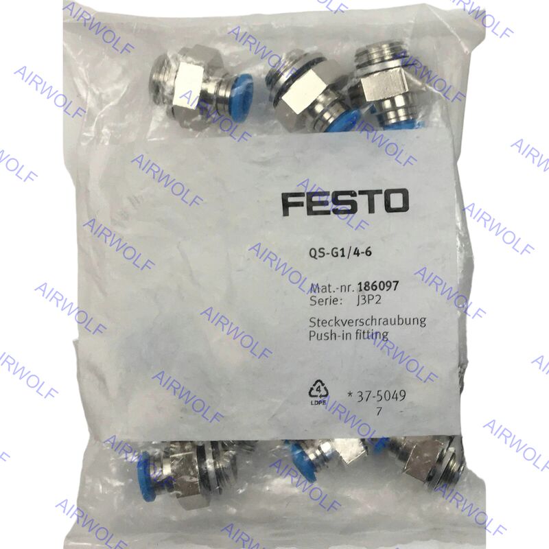 QS-G1/8-8 QS-G1/8-8-50 QS-G1/4-6 QS-G1/4-6-100 Festo QS Series Push-in Fitting