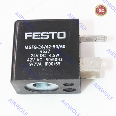 FESTO Solenoid Coil 34411 MSFG-24/42-50/60-OD 34415 MSFW-24-50/60-OD 34420 MSFW-110-50/60-OD 34422 MSFW-230-50/60-OD 4527 MSFG-24/42-50/60 4534 MSFW-24-50/60 6720 MSFW-110-50/60 4540 MSFW-230-50/60