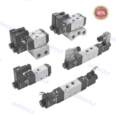 شیرهای پیستونی اسپول Mindman آلومینیومی 5/2 و 3/2 راه DC24V AC220V MVSC-180-4E1 MVSC-180-4E2 MVSC-180-4E2-DC24-L