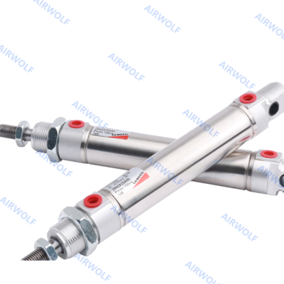 سیلندر پنوماتیک استیل ضد زنگ CAMOZZI ISO6432 0.15-1.0MPa سری 24 25