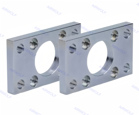 فلنج سیلندر پنوماتیک Parker ISO15552 MF1 MF2 با قطر داخلی 32-200 میلی‌متر